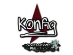 Sticker | k0nfig (Glitter) | Antwerp 2022