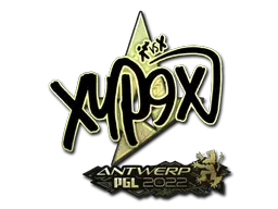 Sticker | Xyp9x (Gold) | Antwerp 2022 Sticker | Xyp9x (Gold) | Antwerp 2022