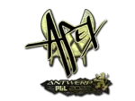 Sticker | apEX (Gold) | Antwerp 2022