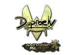 Sticker | dupreeh (Gold) | Antwerp 2022