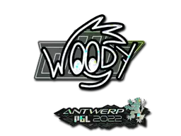 Sticker | WOOD7 (Glitter) | Antwerp 2022