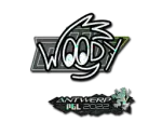 Sticker | WOOD7 (Glitter) | Antwerp 2022