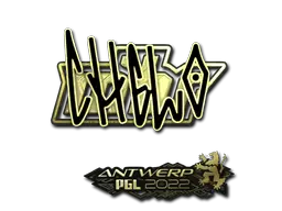 Sticker | chelo (Gold) | Antwerp 2022 Sticker | chelo (Gold) | Antwerp 2022