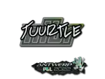Sticker | Tuurtle (Glitter) | Antwerp 2022