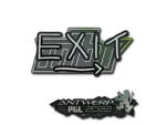 Sticker | exit | Antwerp 2022