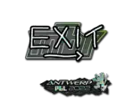 Sticker | exit (Glitter) | Antwerp 2022
