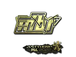 Sticker | exit (Gold) | Antwerp 2022 Sticker | exit (Gold) | Antwerp 2022