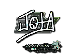 Sticker | JOTA (Glitter) | Antwerp 2022 Sticker | JOTA (Glitter) | Antwerp 2022