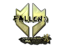 Sticker | FalleN (Gold) | Antwerp 2022 Sticker | FalleN (Gold) | Antwerp 2022
