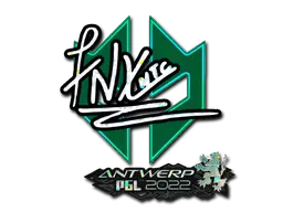 Sticker | fnx (Glitter) | Antwerp 2022 Sticker | fnx (Glitter) | Antwerp 2022