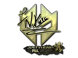 Sticker | fnx (Gold) | Antwerp 2022 Sticker | fnx (Gold) | Antwerp 2022