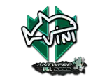 Sticker | VINI (Glitter) | Antwerp 2022