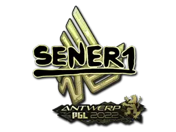 Sticker | SENER1 (Gold) | Antwerp 2022 Sticker | SENER1 (Gold) | Antwerp 2022