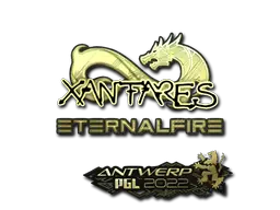 Sticker | XANTARES (Gold) | Antwerp 2022 Sticker | XANTARES (Gold) | Antwerp 2022