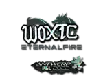 Sticker | woxic (Glitter) | Antwerp 2022