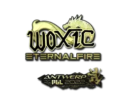 Sticker | woxic (Gold) | Antwerp 2022 Sticker | woxic (Gold) | Antwerp 2022