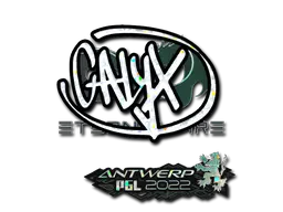Sticker | Calyx (Glitter) | Antwerp 2022 Sticker | Calyx (Glitter) | Antwerp 2022