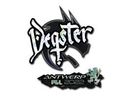 Sticker | degster (Glitter) | Antwerp 2022 Sticker | degster (Glitter) | Antwerp 2022