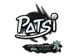 Sticker | Patsi (Glitter) | Antwerp 2022 Sticker | Patsi (Glitter) | Antwerp 2022