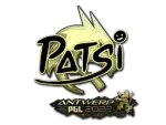 Sticker | Patsi (Gold) | Antwerp 2022