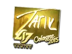 Sticker | tarik (Gold) | Cologne 2015