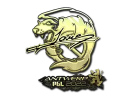 Sticker | Jame (Gold) | Antwerp 2022 Sticker | Jame (Gold) | Antwerp 2022
