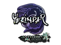 Sticker | YEKINDAR (Glitter) | Antwerp 2022 Sticker | YEKINDAR (Glitter) | Antwerp 2022