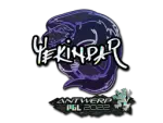 Sticker | YEKINDAR (Glitter) | Antwerp 2022
