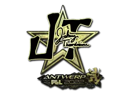 Sticker | JT (Gold) | Antwerp 2022