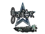 Sticker | junior (Glitter) | Antwerp 2022