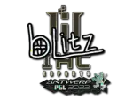 Sticker | bLitz (Glitter) | Antwerp 2022