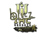 Sticker | bLitz (Gold) | Antwerp 2022