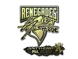 Sticker | sico (Gold) | Antwerp 2022 Sticker | sico (Gold) | Antwerp 2022