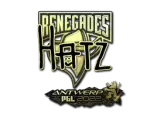 Sticker | hatz (Gold) | Antwerp 2022
