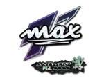 Sticker | max (Glitter) | Antwerp 2022