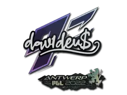 Sticker | dav1d | Antwerp 2022 Sticker | dav1d | Antwerp 2022