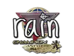 Sticker | rain (Champion) | Antwerp 2022