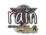Sticker | rain (Glitter, Champion) | Antwerp 2022