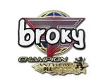 Sticker | broky (Champion) | Antwerp 2022