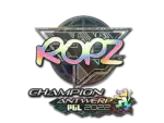 Sticker | ropz (Holo, Champion) | Antwerp 2022