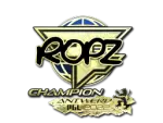 Sticker | ropz (Gold, Champion) | Antwerp 2022