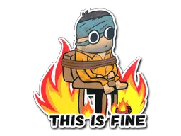Sticker | This Is Fine (H) Sticker | This Is Fine (H)