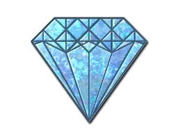 Sticker | Blue Gem (Glitter)