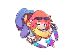 Sticker | Kawaii T (Holo) Sticker | Kawaii T (Holo)