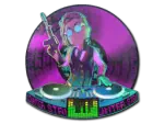 Sticker | DJ Safecracker (Lenticular)