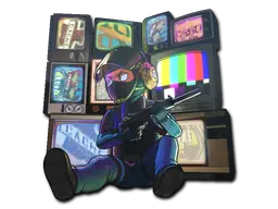 Sticker | TV Installation (Lenticular) Sticker | TV Installation (Lenticular)