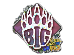 Sticker | BIG (Glitter) | Rio 2022 Sticker | BIG (Glitter) | Rio 2022