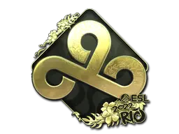 Sticker | Cloud9 (Gold) | Rio 2022 Sticker | Cloud9 (Gold) | Rio 2022