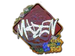 Sticker | maden (Glitter) | Rio 2022