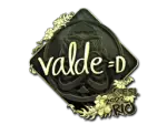 Sticker | v4lde (Gold) | Rio 2022